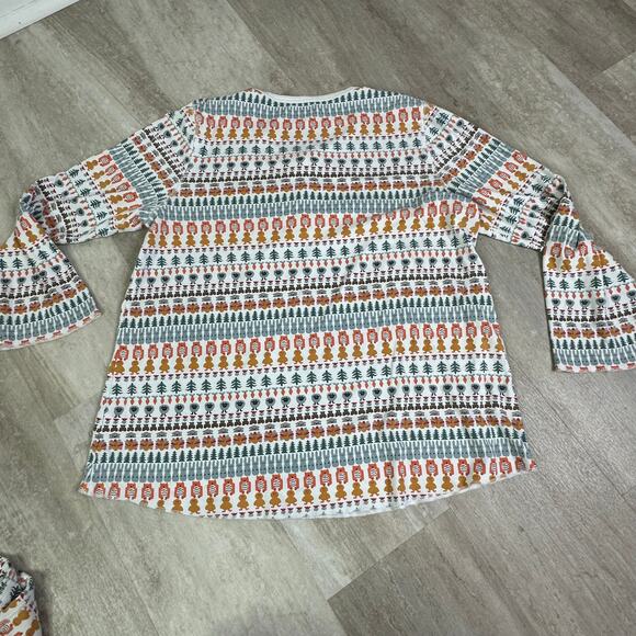 Roller Rabbit Bands Weave Pajama PJ Set in Woodland Animals Size Large - Picture 9 of 14